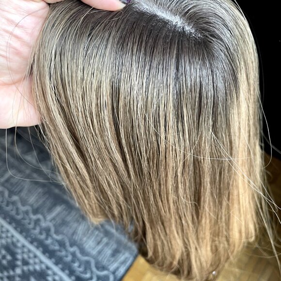 Stunning Silk Human Hair topper I NEW I MadisonWigs - Picture 7 of 11